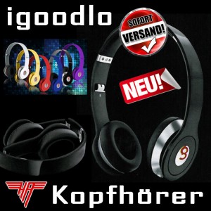 igoodlo "best sound" Stereo Kopfhörer On-Ear 3,5mm Stecker Dolby Sound  Audio