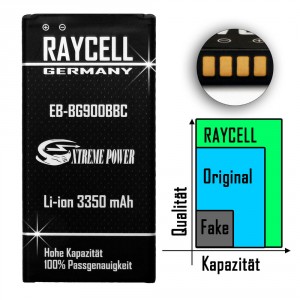 Handyakku RAYCELL EB-BG900BBC 3350mAh für Samsung Galaxy S5 I9600 GT-i9600 SM-G900F