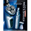 3-Kopf Rasierer Set 3-in-1 + Trimmer + Nasenrasierer mit Akku Rechargeable Top