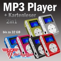 Mini MP3 Player für microSD Karten bis 32GB