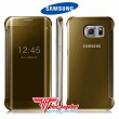 Original Samsung Galaxy S6 Clear View Cover Case Hülle Gold