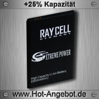  Handyakku RAYCELL EB504465VU 1800maH für Samsung  i8910 HD i8700 Omnia 7 HD B7620 Armani